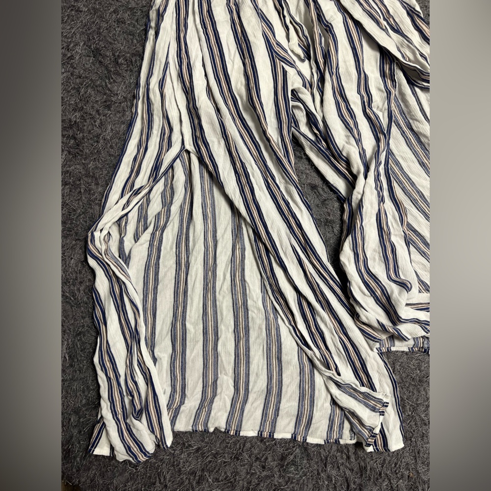 Simplee Apparel Striped Linded Pants with Large Slits on the Pantlegs! - Picture 8 of 16